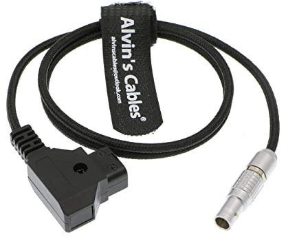 Alvin's Cables D-Tap a 2 Pin Maschio Cavo di Alimentazione per Teradek ARRI 60CM Flessibile