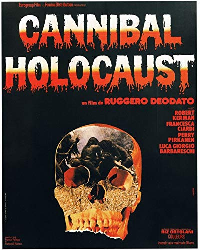 Cannibal Holocaust - Poster cm. 30 x 40 - Shipped Rolled Inside Heavy Tube