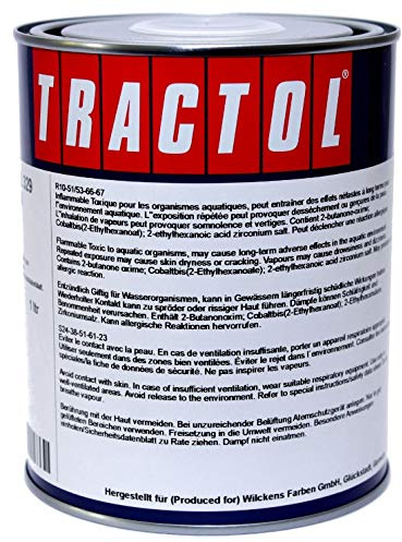 TRACTOL IHC beige 1 Liter Kunstharzlack Traktorlack Schlepperlack
