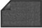 casa pura - Tapis Entrée Intérieur Sky - Tapis Antidérapant et Anti-Poussière - Paillasson de propreté intérieur et extérieur - Tapis de Porte Lavable et Ultra Absorbant (Gris-Noir 40x60 cm)
