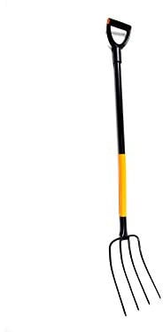 TOP TOOLS Profi Dunggabel Mistgabel Heugabel Forke Gabel 4 Zinken Dülle Metallstiel