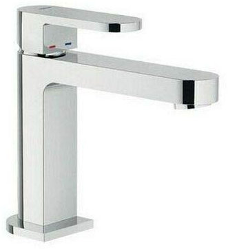 UP94118/3CR MISCELATORE MONOCOMANDO LAVABO SCARICO AUTOMATICO PUSH CROMO NOBILI