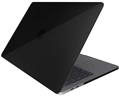 aiino Shell Cover Glossy per MacBook Pro 13 2016-2019, Ultra Sottile e Resistente, Custodia Rigida in Plastica MacBook Pro 13, Proteggi Schermo, Copertura MacBook Pro 13 2016-2019 - Nero