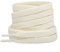 Stepace 2 Paar Flache Schnürsenkel, 8 mm Breite Premium Ersatz Schuhbänder für Turnschuhe, Sport, Freizeitschuhe Ivory 120cm