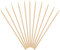 Minisland Premium 6 inch Bamboo Skewers for Appetizers Fruit Kabobs 3mm Thin Small Short Wooden Food Sticks 100 Counts, Many Sizes Choices 4.7/5.5/6/7/8/10/12 -MSL164