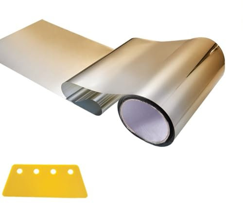 Scheiben-UV-Tönungsfolie Auto Spiegelfolie Fensterfolie Auto-Sonnenschutzfolie mit Anti-UV-Scheibentönung für Auto (20 * 150CM
