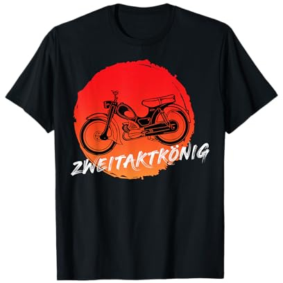 Zweitakt König Mofa Hercules Moped T-Shirt