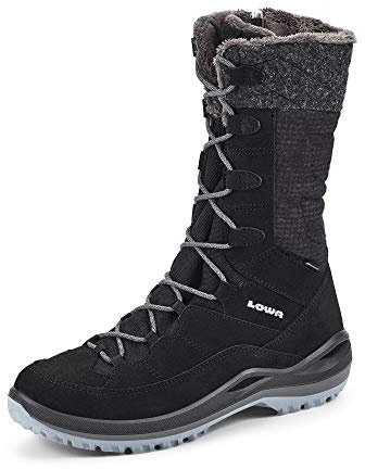 LOWA W Alba Iii GTX Schwarz - Gore-Tex Wasserdichter Warmer Damen Gore-Tex Winterstiefel, Größe EU 38 - Farbe Schwarz