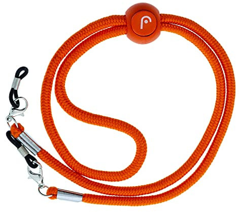 DIDINSKY Strapazierfähiges Nylon-Lesebrillenband. Einstellbare Länge mit Blockierclip. Carrot - STRAPS