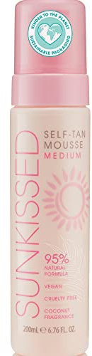 Sunkissed Self-Tan Medium Mousse 200ml 2 Pack