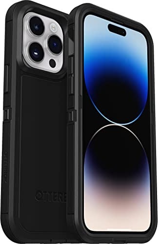 OtterBox Defender XT Case for iPhone 14 Pro Max with MagSafe, Shockproof, Drop proof, Ultra-Rugged, Protective Case, 5x Tested to Military Standard, Black