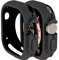 Hülle Kompatibel mit Apple Watch Ultra 2 49mm hülle rundum stoßfeste TPU Silikon Protective Schutzhülle Bumper Leicht und stoßdämpfend Kratzfest Schutz Case für Apple Watch Ultra 49mm (Schwarz)
