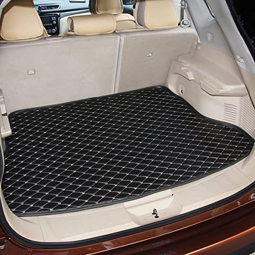 HITEAK Lederauto Kofferraum Matte Ladungsstock -Stiefelabdeckpad für VW Volkswagen Tiguan MK2 2021 2020 2019 2018 2017