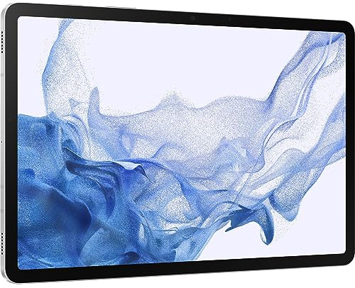 SAMSUNG Galaxy Tab S8+ 12,4 Zoll Wi-Fi RAM 8 GB 256 GB Tablet Android 12 Silber [italienische Version] 2022 (Generalüberholt)