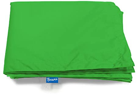 Bruni Sitzsack-Wechselhülle - Sitzsack-Bezug für alle rechteckigen 180 x 140 cm XXL-Sitzsäcke, Material wasserdicht, Indoor und Outdoor geeignet, extrem robust (grün)