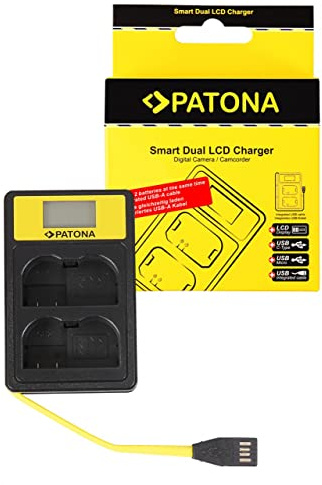 Patona Smart Dual LCD Ladegerät Nikon EN-EL15