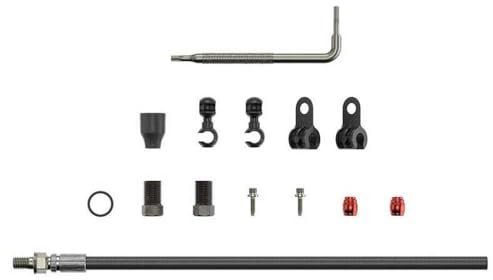 Sram Unisex – Erwachsene Scheibenbremsleitungs Bremsleitungs Kit, Schwarz, 2000 mm
