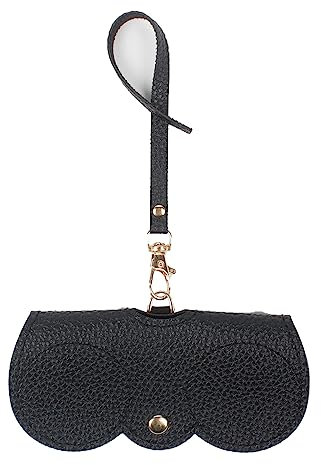 Koboko Brillenetui Leder, Brillenetui Weich, Brillenetui für Damen, Weiche Leder Sonnenbrille Tasche, Brillenetui Sonnenbrille, Brillentasche, Sonnenbrille Etui, Sonnenbrille Halter für Geldbörse