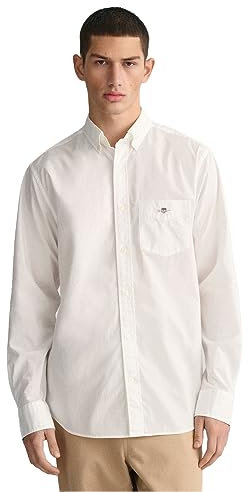 GANT Herren REG POPLIN Shirt Hemd, Weiß,5XL