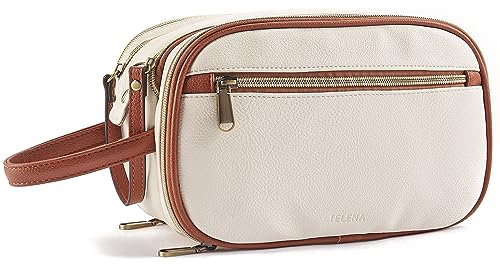Telena Kulturbeutel für Damen, Reise Kosmetiktasche Waschtasche Frauen Make up Taschen Kofferorganizer Bag