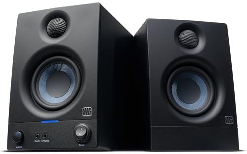 PreSonus Eris 2.1 Bluetooth Speaker System with Subwoofer — Eris 3.5 Studio Monitor Pair & Eris Sub 8BT for Near Field Music Production, Desktop Computer, Hi-Fi Home Audio