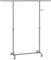 SONGMICS Portant à Vêtements, Porte-Manteau, Porte-vêtements, Hauteur Réglable de 97 à 165 cm, Barre Extensible, Crochets Latéraux pour Accessoires, Gris Tourterelle LLR001G01