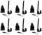 ANNJUC 6 Sets Feiertag/Geburtstag/Jahrestag/Werbung, Dekoration, Garagentor-Banner, Vinyl-Banner, Clips, einfach zu verwenden