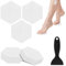 BetterJonny Anti Slip Bathtub Strips, 36 PCS Transparent Adhesive Shower Sticker for Bathtub Non-Slip Strip Stickers Anti Skid Tape Flooring Safety Tape Mat with Scraper for Bath Shower