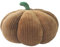 Kürbis Kissen 18CM Klein Kürbis Deko Rund Kürbiskissen Kuschelkissen Sofakissen Dekokissen mit Füllung und Bezug, Herbstkissen Zierkissen Pumpkin Pillow Halloween Herbst Thanksgiving (Braun, 18cm)