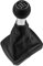 JJRFVBGT Auto Schaltknauf Hebel Kompatibel Mit VW Für Polo 9N 9N2 2002 2003 2004 2005 2006 2007 2008 2009 Auto-Handschaltknauf Schaltknauf Mit Gaitor Gamasche Kofferraumabdeckung(6 Speed B0274)