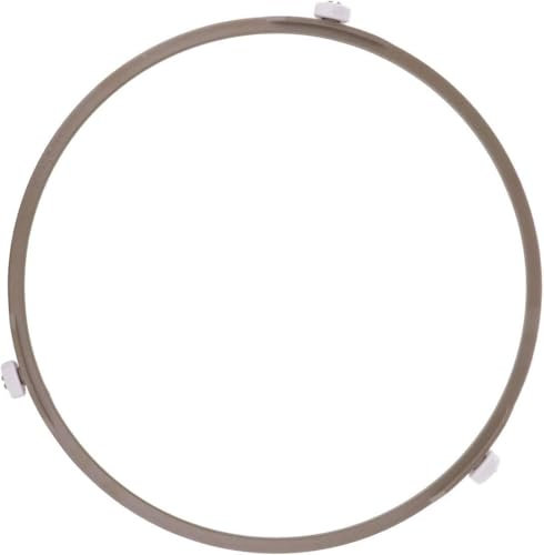 Brown Large Microwave Turntable Ring Microwave Oven Rotating Roller Support Ring, Microwave Glass Plate Tray Wheel Ring Turntables Microwave Oven Parts and Accessories