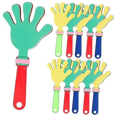 POPETPOP Kunststoff-handklatschen Handklatscher Krachmacher Spielzeug Für Kinder Und Erwachsene Karnevalsparty-zubehör Zufällige Farbe
