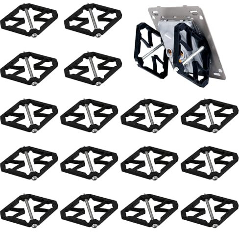 BORISCA 16 Pz Accessori per Elettricisti per Asta di Supporto con Viti, 118 Tipo Montaggio a Parete Interruttore Scatola Strumento di Riparazione, Riutilizzo Interruttore a Cassetta Riparatore