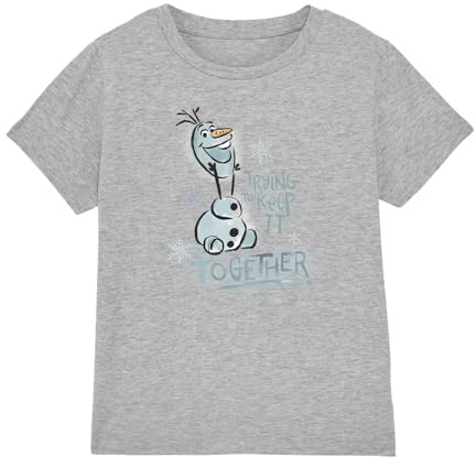 Disney Frozen Boy's Frozen Olaf Trying to Keep It Together Unisex Kids T Shirt