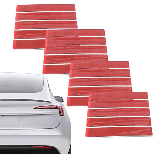 Leogony 20 PCS Number Plate Sticky Pads, Double-Sided Adhesive Foam Pads for Car Plate Registration