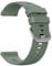 Vancle Uhrenarmbänder Silikon, Uhrenarmband 18mm 20mm 22mm, Armband mit Klassischer Schnallenverstellung, Wasserdichtes Sport Ersatzarmband für Damen Herren (Olivgrün, 20mm)