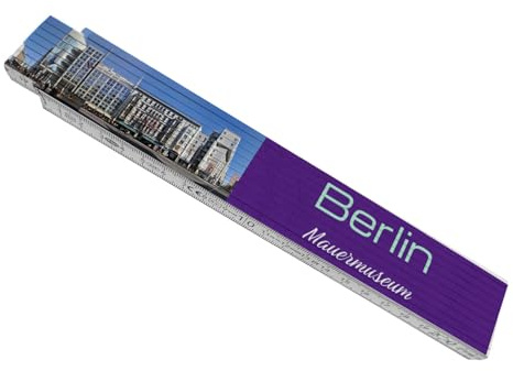 speecheese Meterstab aus Holz streetline Berlin Mauermuseum