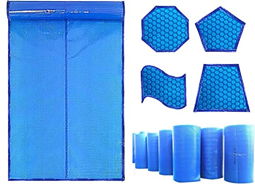 Cubierta Solar for Piscina, Cubierta for Piscinas con Marco, Manta de Burbujas de Agua de Vinilo Rectangular de 1m/2m/3m/4m/5m/6m/7m/8m/9m/10m(6X6m/20X20ft)