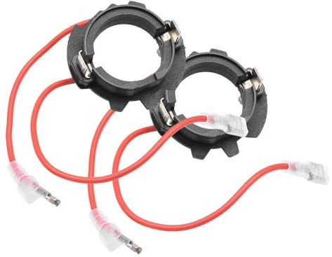 Winwinland H7 LED Glühbirnenhalterung Scheinwerfer Halter, Basis & Halteclips Adapter Kompatibel mit Golf MK5/Jetta/Golf 5– 2 Stück