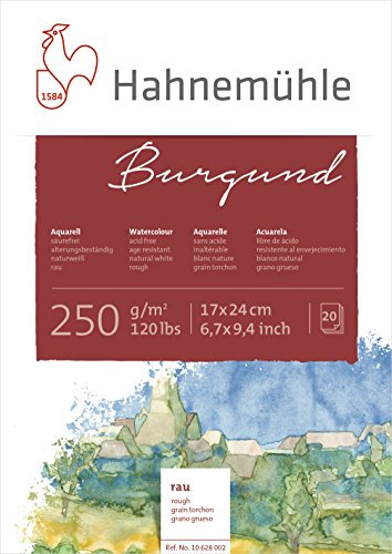 Hahnemühle Block 628002# 17 x 24 cmM Raue Oberfläche