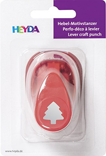 HEYDA Weihnachtsmotiv-LocherTannenbaun, klein VE = 1