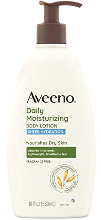 Aveeno Active Naturals Daily Moisturizing Lotion, Sheer Hydration 18 fl oz (530 ml)