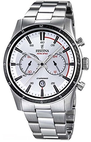 Festina Herren-Armbanduhr XL Chronograph Quarz Edelstahl F16818/1