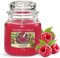 Yankee Candle Scented Candle | Red Raspberry Medium Jar Candle| Long Burning Candles: up to 75 Hours | Gifts for Women