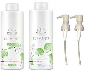 Wella Elements Renewing Shampoo + Lightweight Renewing Conditioner 1000ml + 2 PUMPS