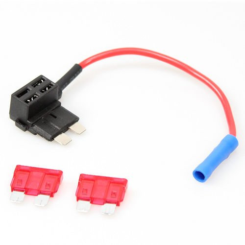 AutoScheich® KFZ Auto Stromdieb Stromabgreifer Steck Verteiler Flach Sicherung Flachstecksicherung Kabel Radio Adapter