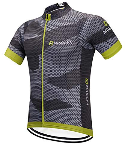 Moxilyn Radtrikots für Herren,Radsport-Oberteile,Radsport-Skinsuit-Trikots, Radbekleidung,Mountainbike/MTB-Shirt,atmungsaktiv und schweißabsorbierend,schnell trocknend