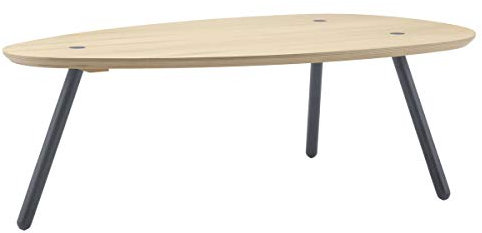Möbel Akut Couchtisch ROLF Benz Freistil 196 Wohnzimmertisch Holz Fichte massiv oval 120 cm skandinavisch