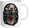 Uglyshirt89 Evil Six Tasse | Kaffeetasse Teetasse Geschenk Horror Halloween Nightmare Freddy Clown Friends