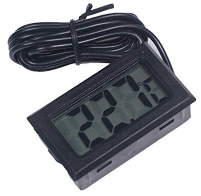 TUXING Digital Refrigerator Thermometer LCD Display Thermostat Oven Thermometer Freezer Electronic Temperature Hygrometer with Probe for Pcp Air Compressor Vehicle Fish Tank Aquarium Incubators